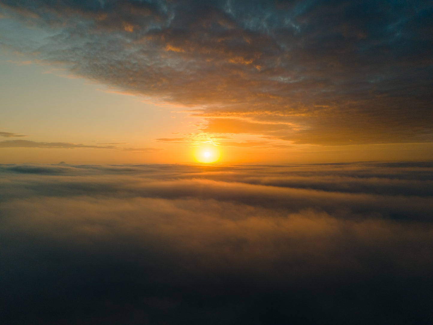 Sun Suspended Between Worlds